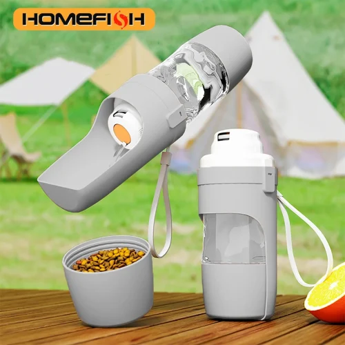 Portable Dog Cat Storage Food and Water Container
